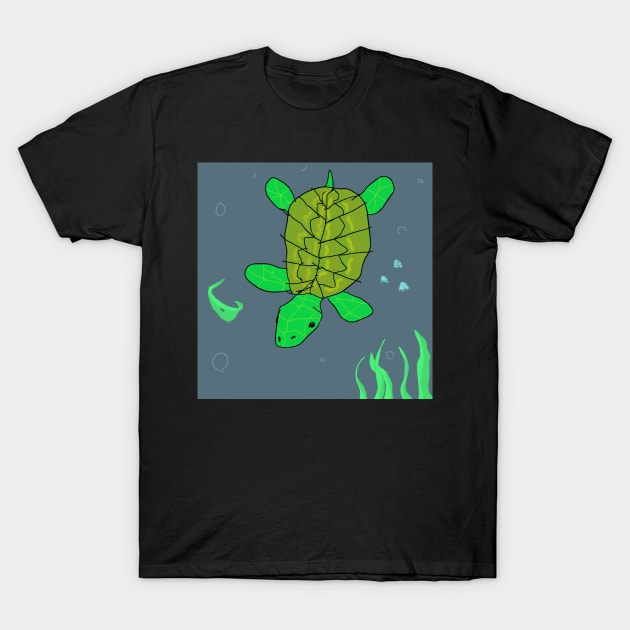 Turtley T-Shirt by VVLanoue